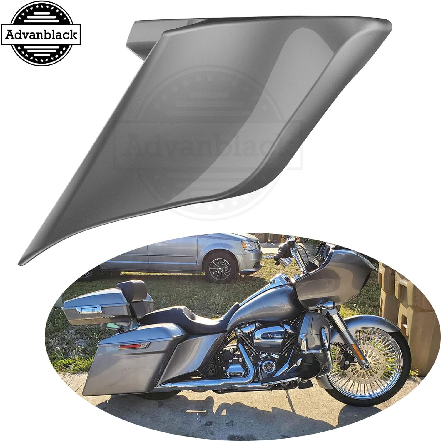 Amazon Com Moto Onfire Extended Side Panels Charcoal Pearl Stretch Side Covers Fit For Harley Touring Street Glide Road Glide Special Road King Electra Glide 14 15 16 17 18 19 Automotive