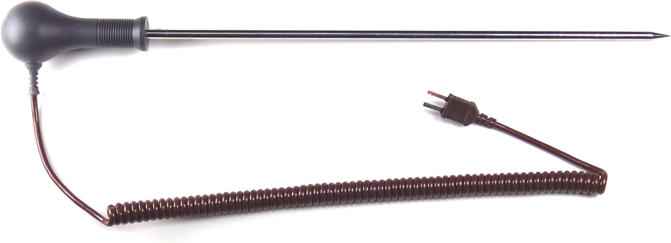 TME TP08 T Type Needle Probe, Extended Heavy Duty, Professional Range, 300 mm x 6 mm, Grey/Brown