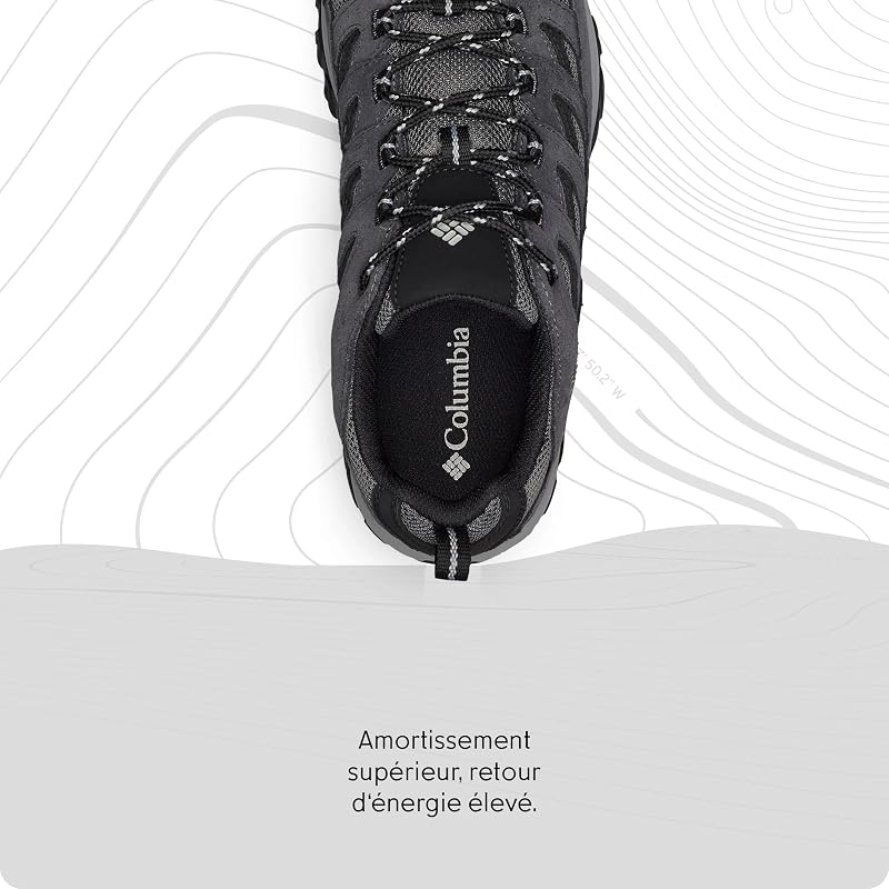 Crestwood Chaussures Basses De Randonnée Et Trekking Homme, Noir (Shark x Columbia Grey), 42 EU