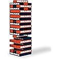 NFL Pro Football Tabletop Stackers Block Game by Wild Sports - Perfect Gift for NFL Football Fan, Dorm Game, Rec Room, Tailgate