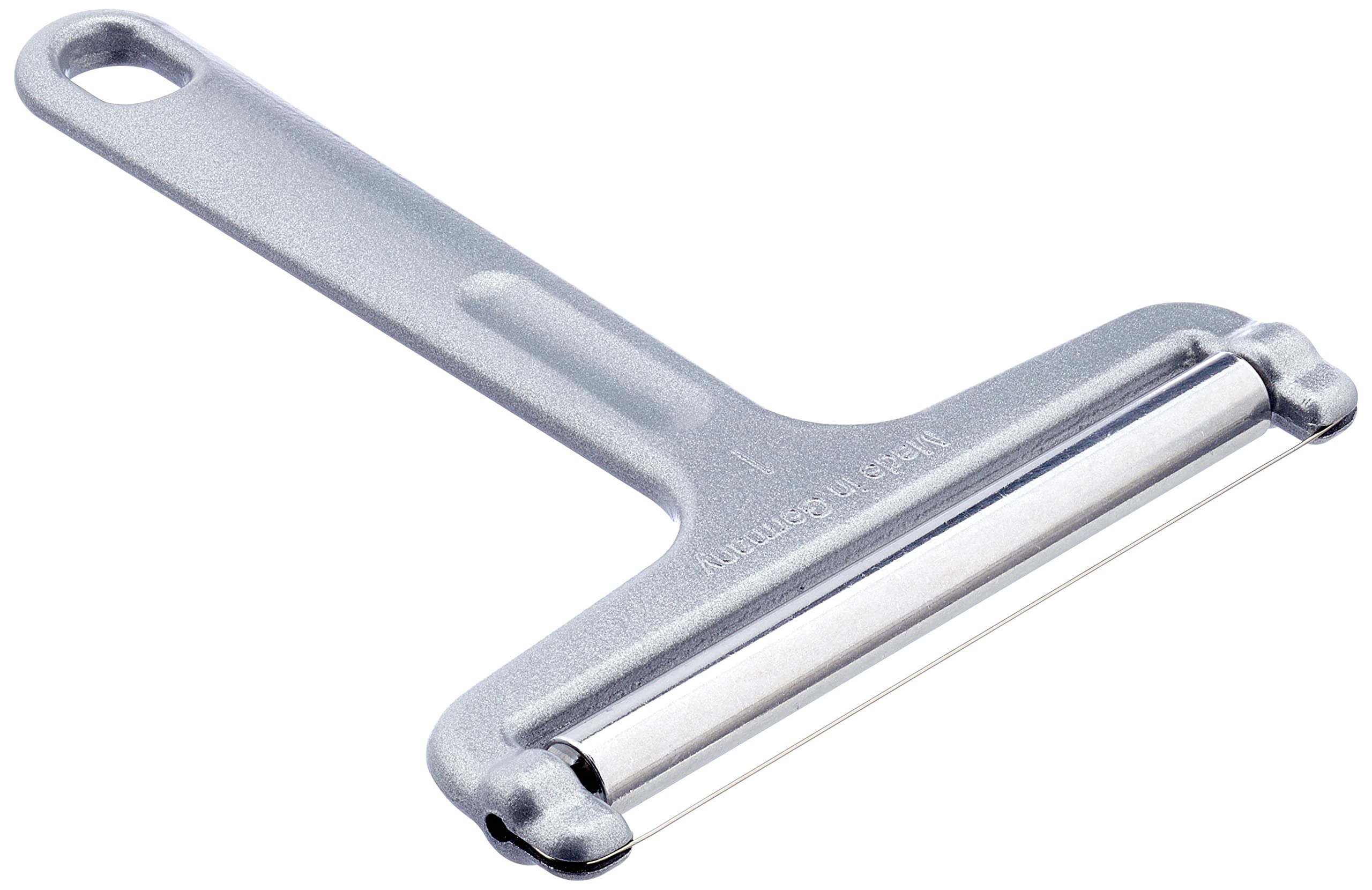 Westmark Cheese Cutter, Retro Packaging, Aluminium/Stainless Steel, 13.9 x 10.9 x 1 cm, Rollschnitt, Silver, 7100Rt60