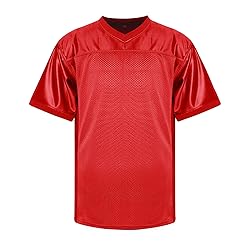 MESOSPERO Blank Football Jersey,Men's 90s Hip Hop