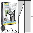 AUGO Magnetic Fiberglass Screen Door - Self Sealing, Heavy Duty, Hands Free Mesh Partition Keeps Bugs Out - Door Screen Magne