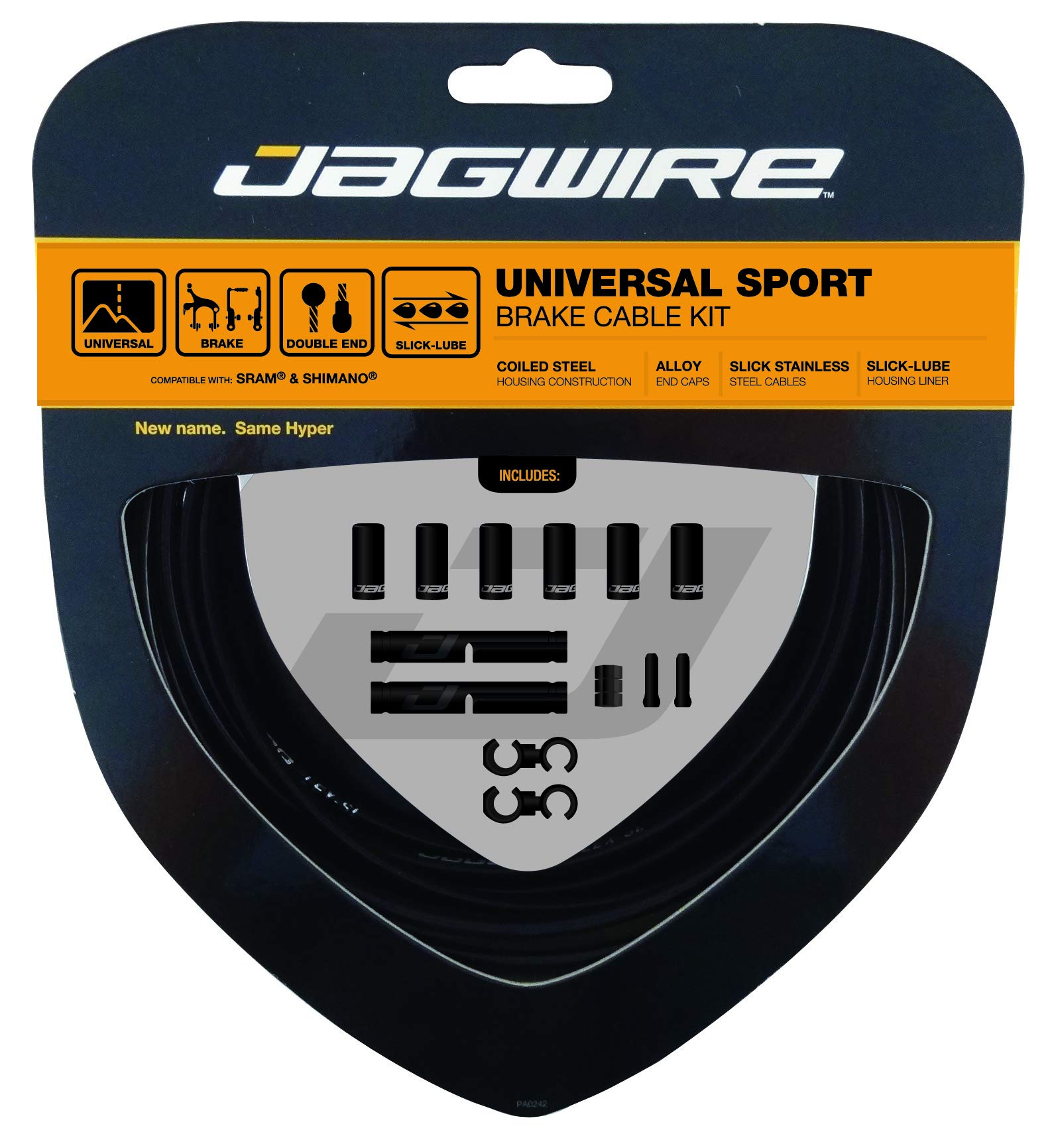 Jagwire Universal Sport Brake Kit , Black, X-Large