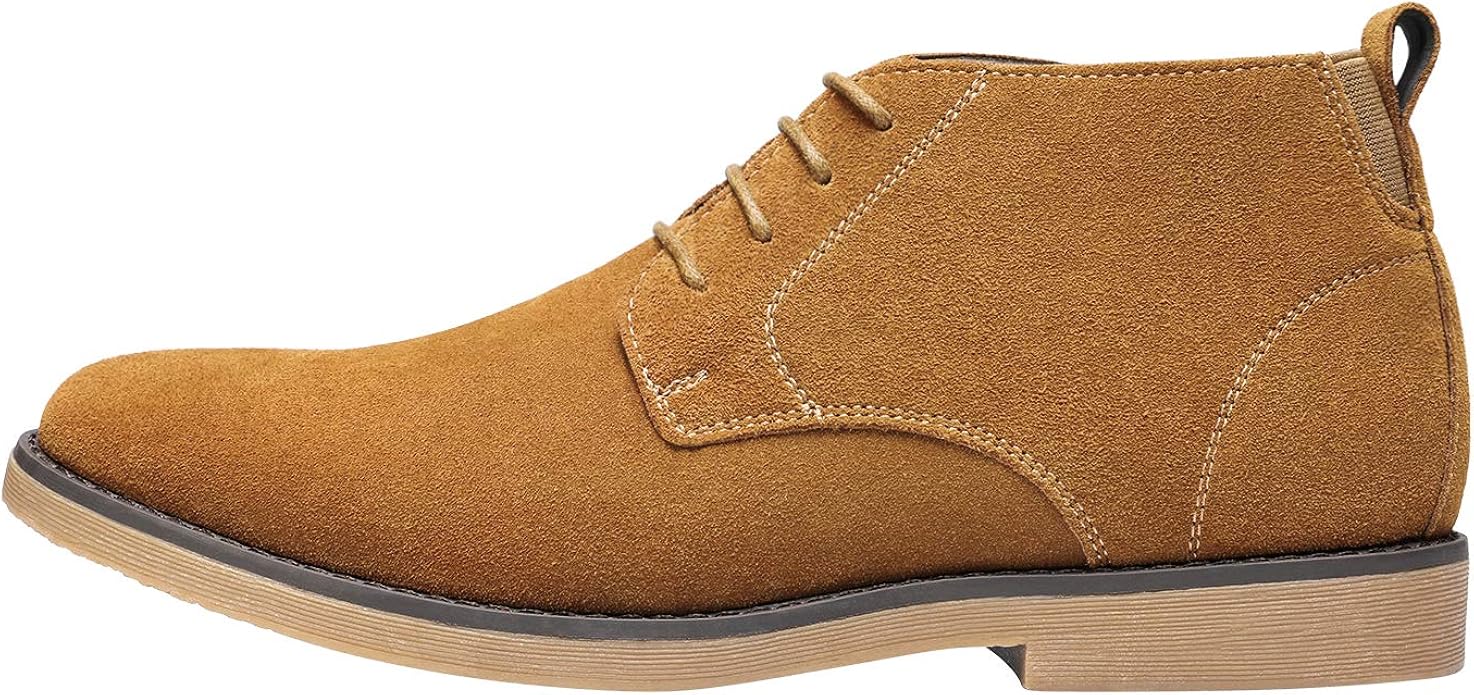 bruno marc new york men's classic original suede leather desert storm chukka boots