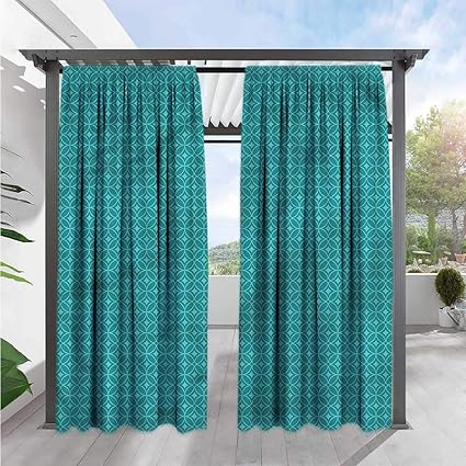 Amazon Com Marilds Geometric Exterior Outside Curtains