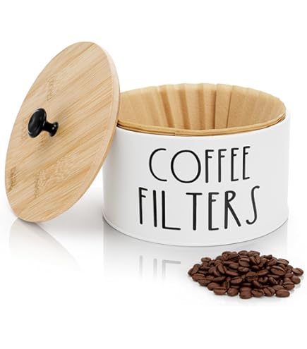 Amazon.com: Rae Dunn COFFEE Cellar Canister - White - Ceramic