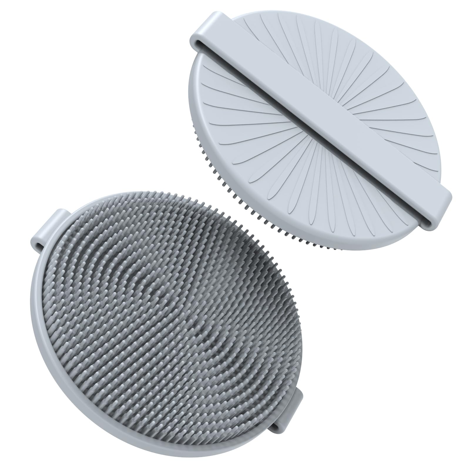 Photo 1 of *2 pack* Jalopink Silicone Body Scrubber Brush - Gentle Exfoliating and Lather Well - Fast-Drying, Hygienic, BPA-Free Silicone Body Exfoliator for Sensitive Skin, Men & Women