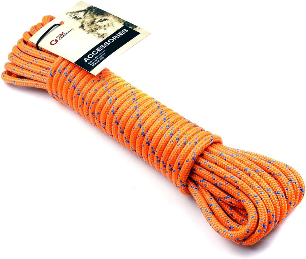GM CLIMBING 8mm (5/16in) Accessory Cord Rope 19kN Double Braid Pre Cut CE/UIAA : Sports & Outdoors