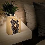 Vetbuosa Wooden Heart Candlestick Gift for Mum - Two Tealight Holders view 8