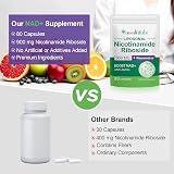 IWKDIJ NAD+ Supplement Nicotinamide Riboside 80 Capsules 900mg view 4