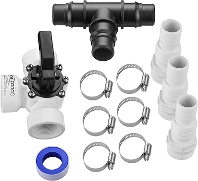 Monzana Solar Pool Water Heating Regulation Kit 12-Piece Bypass Set