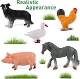 Maxmoc 12pcs Farm Animals Mini Animal Toys for 3 4 5 6 7 Years Old view 4