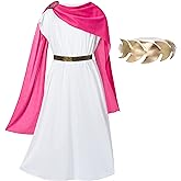 Greek Toga Costume for Kids Ancient Greece Mythos Philosopher Rome Nobility Cosplay