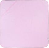Adore Home Hooded Baby Towel Set 2x 100% Cotton Pink & White 65x65cm view 6