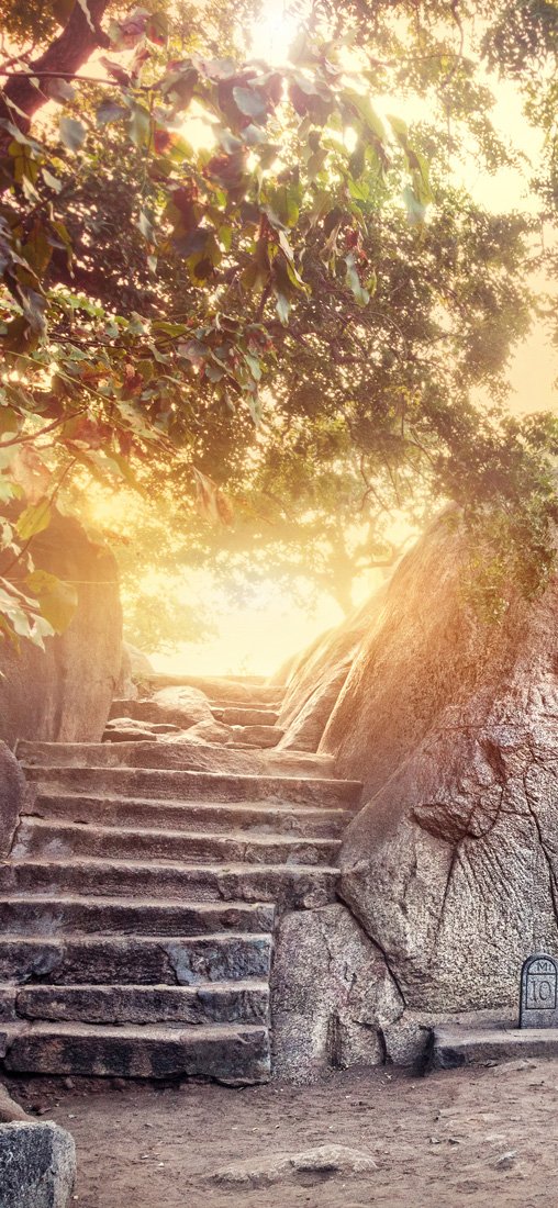 PeelitStickit Hindu Temple, Wallpaper Design, Wall Mural ID-022, vinyl