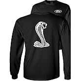 Ford Mustang American White Snake Long Sleeve T-Shirt F&B