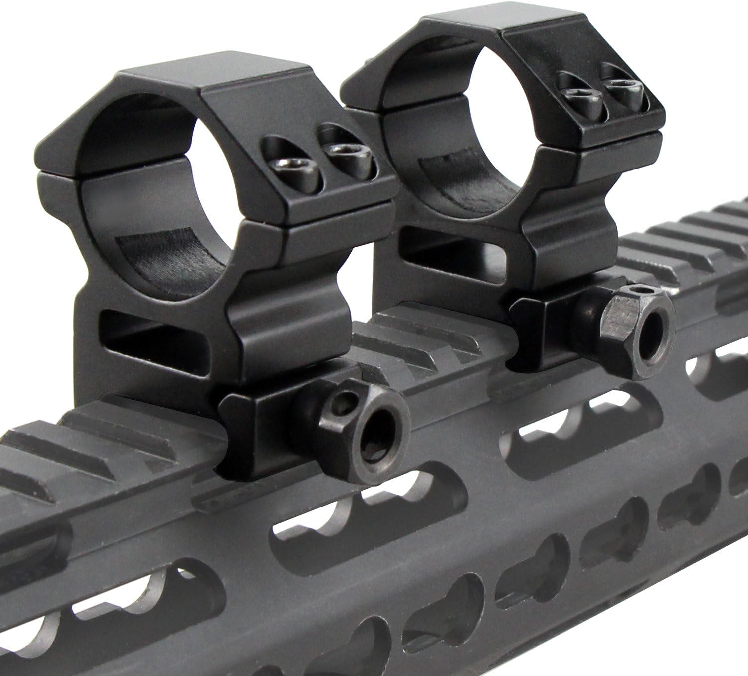 Modkin Rifle Scope Rings, Medium Profile Scope Mounts for Picatinny/Weaver Rail (1 inch, Set of 2) : Sports & Outdoors