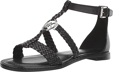michael kors black flat sandals
