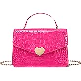 JHVYF Women Crossbody Shoulder Handbag Cute Cross-body Messenger Purse Satchel Casual Bag Evening Clutch Heart shaped bag
