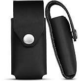 Riveted Leather Multitool Sheath for Leatherman Surge, Super Tool 300, CORE (Black) - Full Grain Leather Belt Tool Holder - Multi Tool Holster w/Solid Brass Rivets