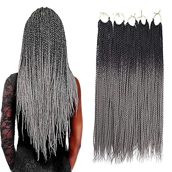 Amazon Com Ombre Senegalese Twist Hair Crochet Braids Hairstyles