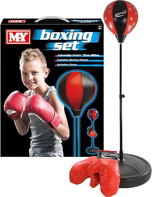 M.Y Kids Boxing Bag with Gloves Freestanding Adjustable Punch Bag for Juniors Amazon.co.uk M.Y Kids Boxing Bag with Gloves Freestanding Adjustable Punch Bag for Juniors Amazon.co.uk