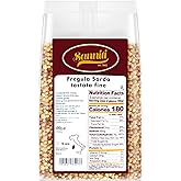 Sanniti Toasted Fregola Sarda FIne Semolina Pasta Fregula Tostata Fina, 17.6 oz