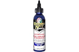 Unicorn Spit Gel Stain and Glaze 5775001 Sparkling Sapphire Swift 4.0 Fl Oz