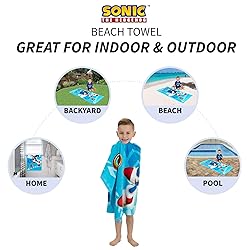 Franco Kids Super Soft Cotton Beach Towel, 58 in x