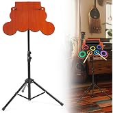 Fiwochic 7-Pad Electronic Drum Stand, Adjustable Height 23 to 47 Inches | Tripod Base for Roll-up Electronic Pads, Height Adjustable Practice Setup, Sturdy Metal Build, Portable for Home Studio