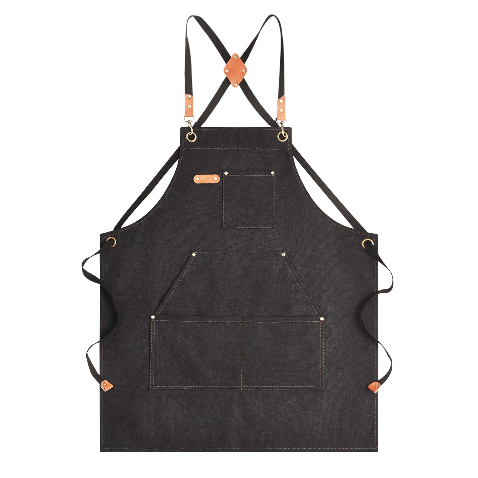 Buy CRASOME Polyester Kitchen Apron For Men Women Chef Cooking