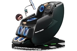 KoziSense 2025 Massage Chair Full Body, Zero Gravity SL-Track Shiatsu Massage Recliner Chair with Heat, 12 Auto Modes, Backlit Touchscreen and Calfrest Extension