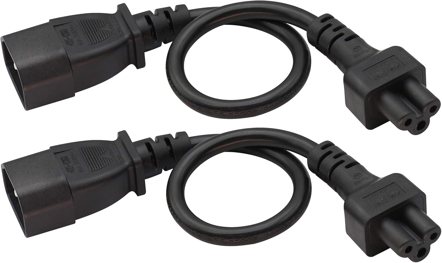 AAOTOKK (2 Pack) C14 to C5 AC Cable - Image 5