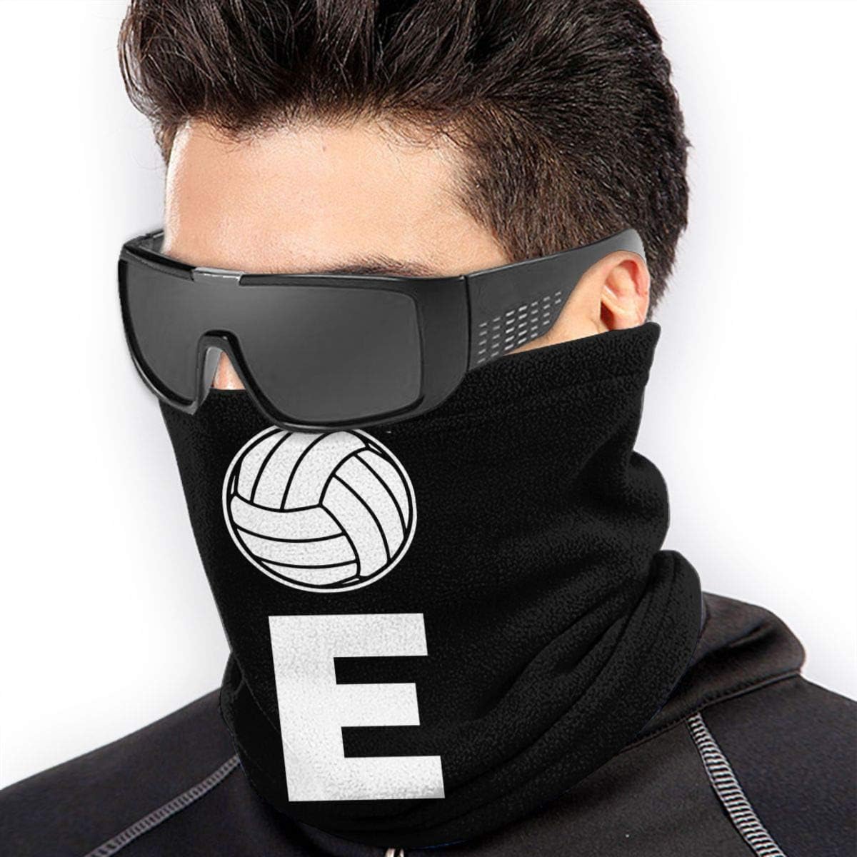 Love Volleyball Face Mask Bandanas Scarf Neck Warmer Balaclava Headband