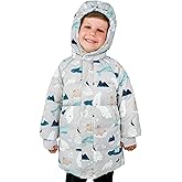 JAN & JUL Water-resistant Toasty-Dry Puffy Coat for Toddlers and Kids