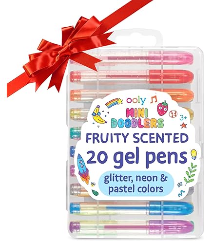 Canetas Gel Minagoo 24 Unidades - Glitter 8.9cm Escola E Escritório