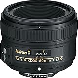 Nikon AF-S FX NIKKOR 50mm f/1.8G Lens with Auto Focus for Nikon DSLR Cameras