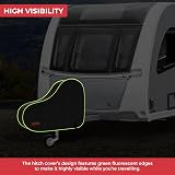 GADLANE Caravan Hitch Cover 90x62cm Waterproof Heavy Duty Nylon with Strap view 3