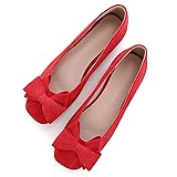 Hee grand Bow-Knot Square Toe Ballet Flats for