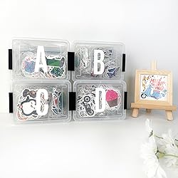 YNHAY 480 Pcs Waterproof 3" Vinyl Alphabet & Number