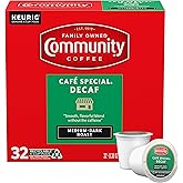 Community Coffee Café Special Decaf, Medium-Dark Roast, Single-Serve Keurig K-Cup Pods, 32 Count (Pack of 1)