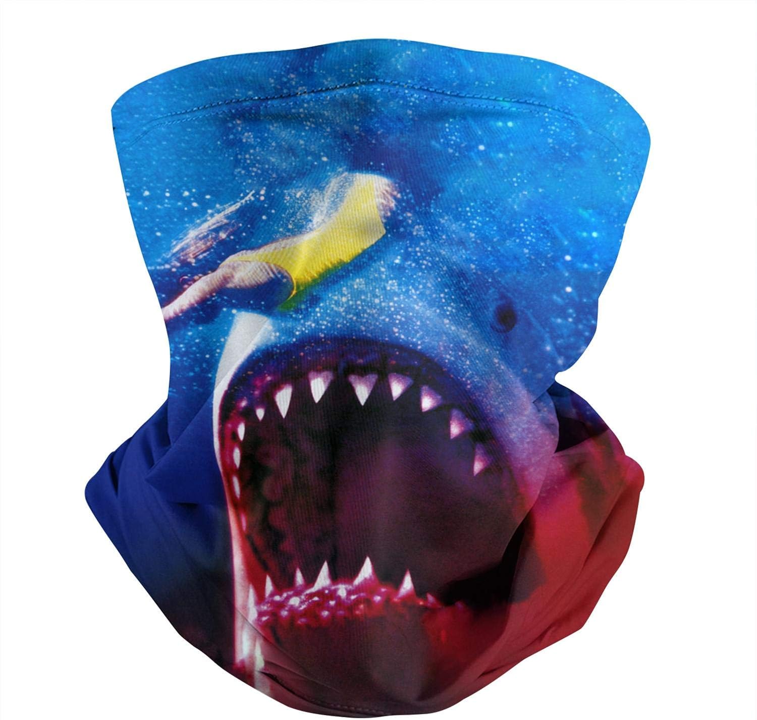 Shark Seabed Lorenzo Burst Green Unique Seamless Face Mask Bandana Headwear Neck Gaiter Balaclava for Dust Outdoor Sports