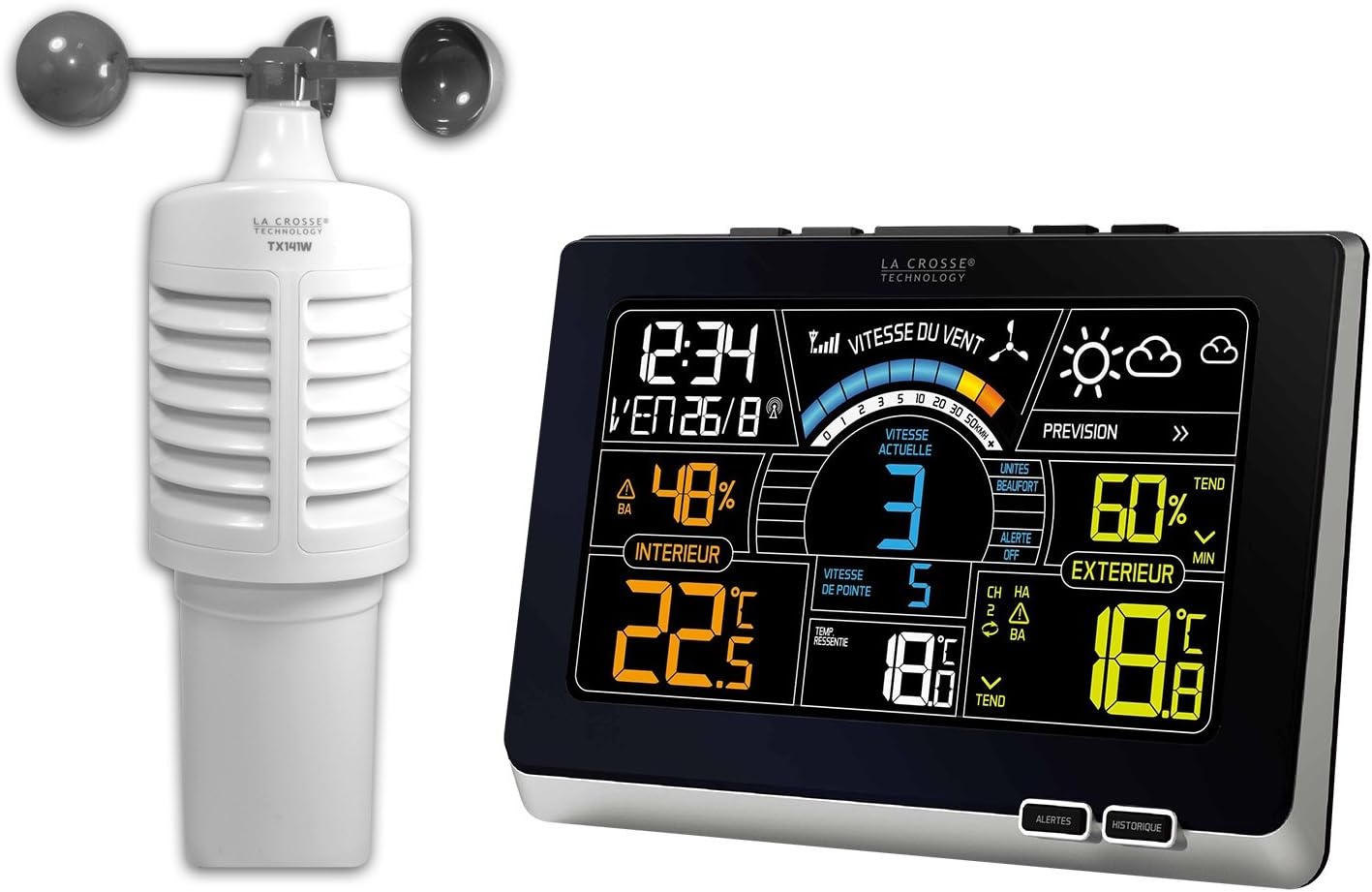 wind dedicated anemometer weather station