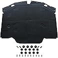 QHQSQC Hood Insulation Pad Heat Shield Sound Deadening Hood Heat Liner for Benz SL320 SL500 R129 SL600 1296802025 A1296802025