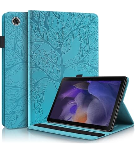 SAMSUNG Galaxy Tab A8 (SM-X205) 本体 ケース付き SAMSUNG Galaxy Tab A8 Book Cover, Protective Tablet Case w/ 2