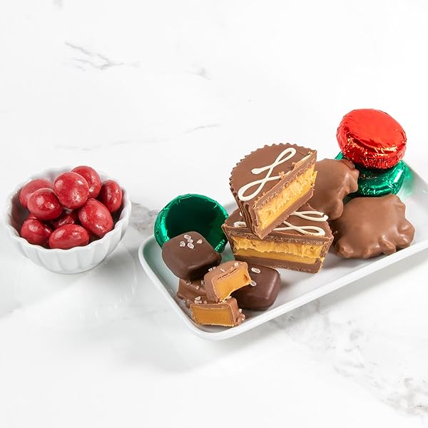 A GIFT INSIDE HOLIDAY CHOCOLATE CHRISTMAS COLLECTION GIFT TIN