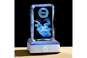 QIANRUNA 3D Crystal Taurus Astrology Constellation Zodiac Gifts for Women Men,Taurus Gifts for Boyfriend Girlfriend Husband Wife Astrology Lovers,Astrology Zodiac Stuff Signs Gifts for Room Decor