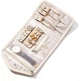 Travel Jewelry Organizer Roll, Foldable Pouch for Earring, Necklace, Ring
