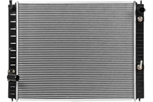 DNA Motoring OEM-RA-13078 13078 Factory Style Aluminum Cooling Radiator Compatible With 08-12 Infiniti EX35 / 2013 EX37 AT